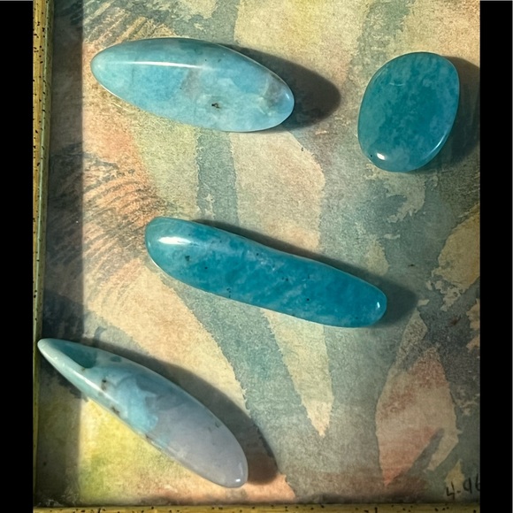 4 pc Polished Amazonite - Picture 1 of 5